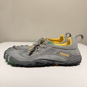 Vibram FiveFingers Bikila LS Grey Yellow Shoes Barefoot Minimalist EU 38 US 7.5